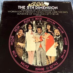 ORIGINAL AGE OF AQUARIUS THE 5TH DIMENSION SCS-92005 LP VINYL RECORD